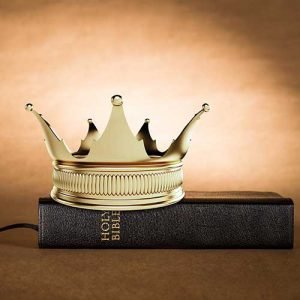 crown on Bible